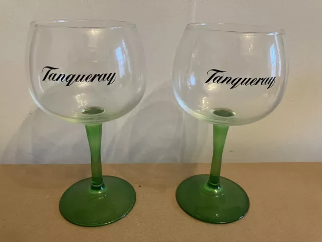 Tanqueray gin glasses X 2 - Never Used, No Packaging