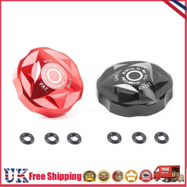 RISK Mountain MTB Bike Fork Shoulder Air Nozzle Cover Shockproof Front Fork Cap