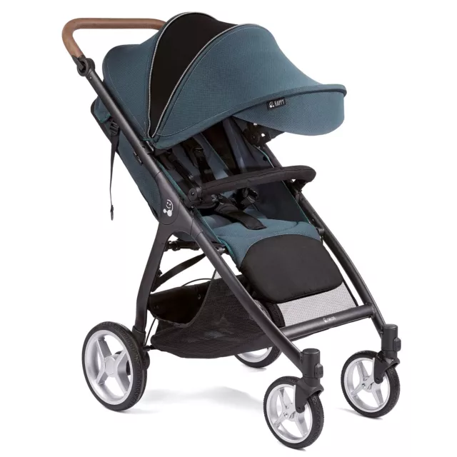 Cochecito Gesslein Buggy Smiloo compacto máx. 20 kg negro/azul océano MUY BUENO