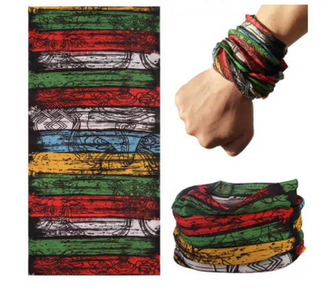 sciarpa bandana tubolare multicolore traspirante moto  microfibra scaldacollo