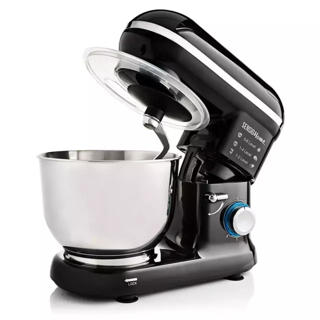 Sensio Home 2-in-1 Küchenmaschine Mixer & Ständer Mixer - 1300 W - EU & UK Stecker 2