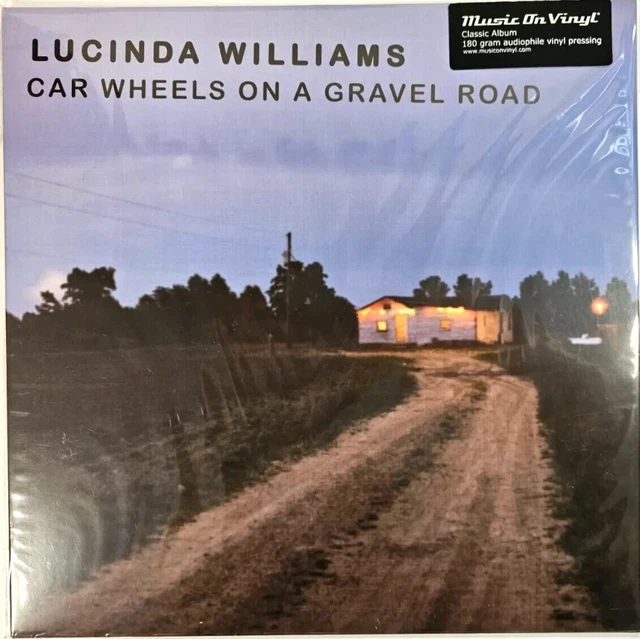 LUCINDA WILLIAMS CAR Wheels on a Gravel Road LP album vinyle disque
