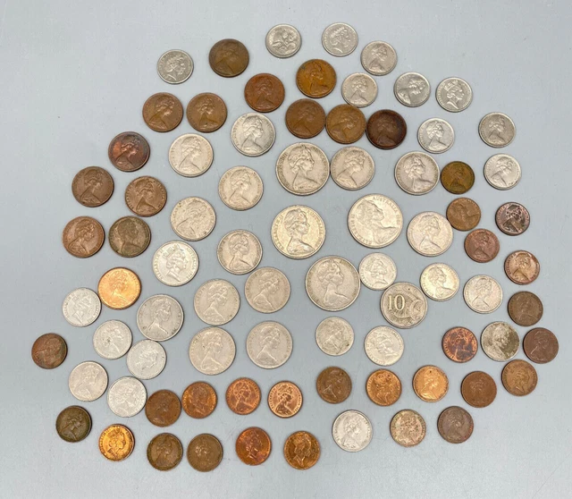 Lot Australian Coins 81 Pcs Collectibles 1961 Queen Elizabeth