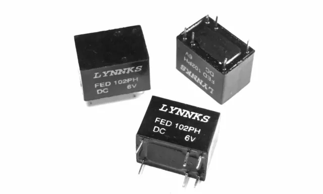 Lynnks FED 102PH 6 VDC 6 Pin Relay PCB (1 pcs)