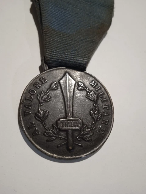 Medaglia al valor militare RSI nominativa.