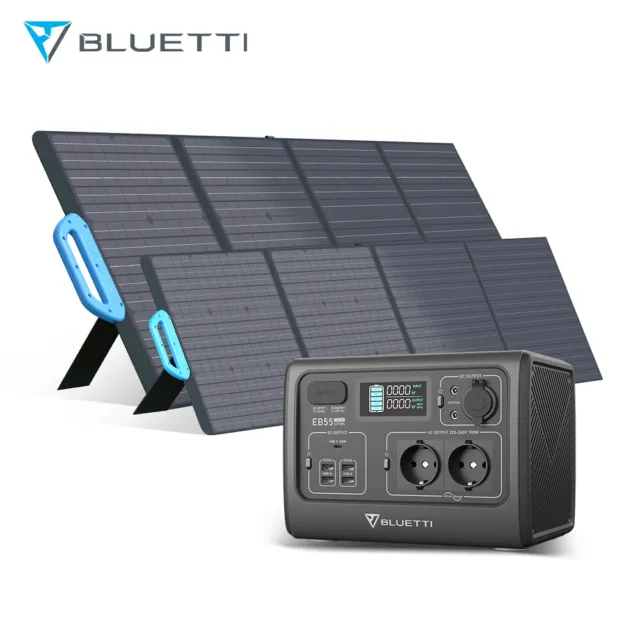 Bluetti 700W 537Wh Générateur Solaire Portable Batterie De Lifepo4