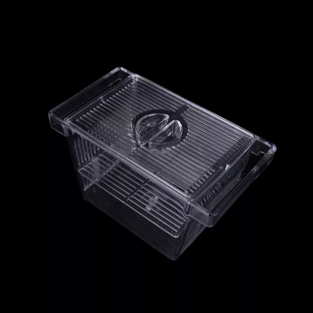 Aquarium Fish Tank Guppy Breeding Breeder Isolation Incubator Trap Box Hatc.#km