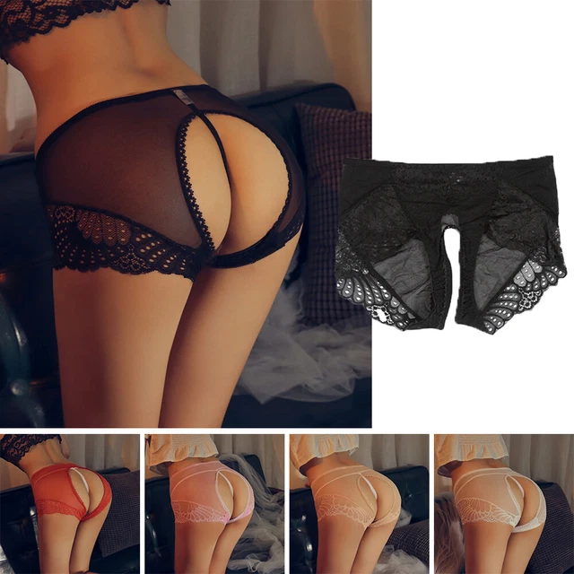 Sesto Senso Lingerie Intimo Donna In Pizzo Elasticizzato Con Apertura Sul Cavallo, Regolabile, Taglie S/M E L/XL, 85% Poliammide 15% Elastan, Prodotto In UE - 2