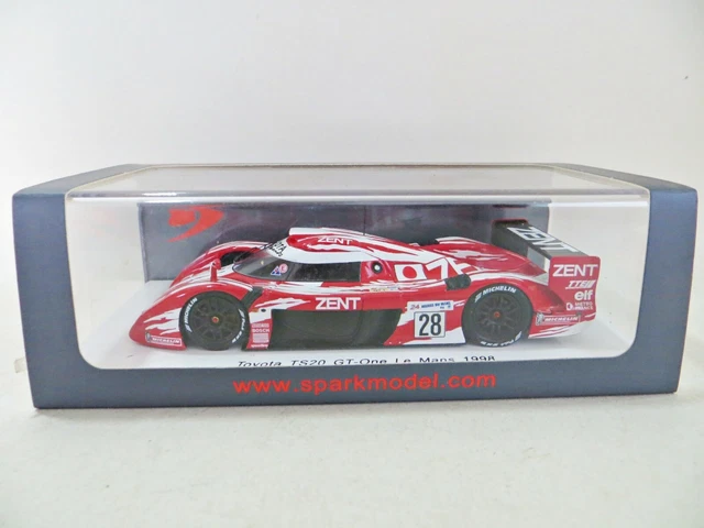 SPARK S2386 'TOYOTA Ts20 Gt-One #28'. Gt1 Le Mans 1998. 1:43 Mib