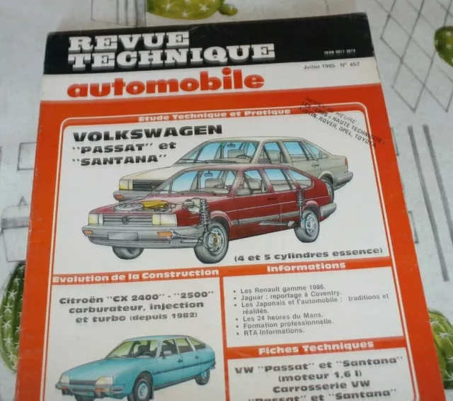 Revue technique automobile Volkswagen passat et santana n° 457 RTA