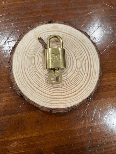 #308 Authentic Louis Vuitton Lock & Key Brass
