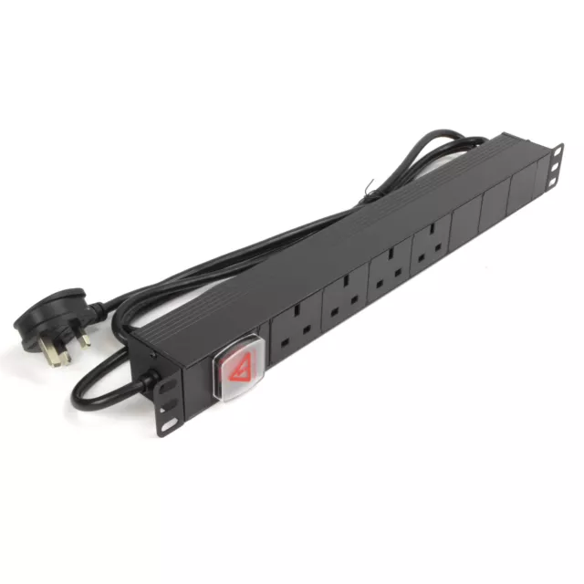 Pdu GB Enchufes A 13A Regleta Distribución Unidades Horizontal 4/6/8 Salidas / 2