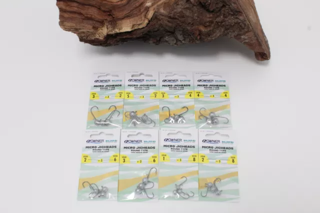 Balzer Owner Micro Jighead Gr.2 4 6 8 1g 3g 4g 5g Micro Jighaken NEW OVP