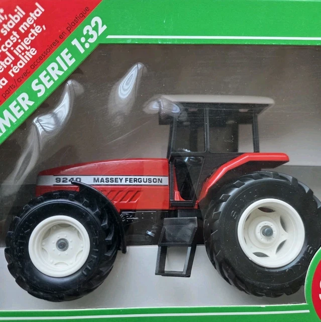 Siku 1/32 Massey Ferguson 4270 + Transporter Box 2853 Scale Model Farm Tractor 7427264960353