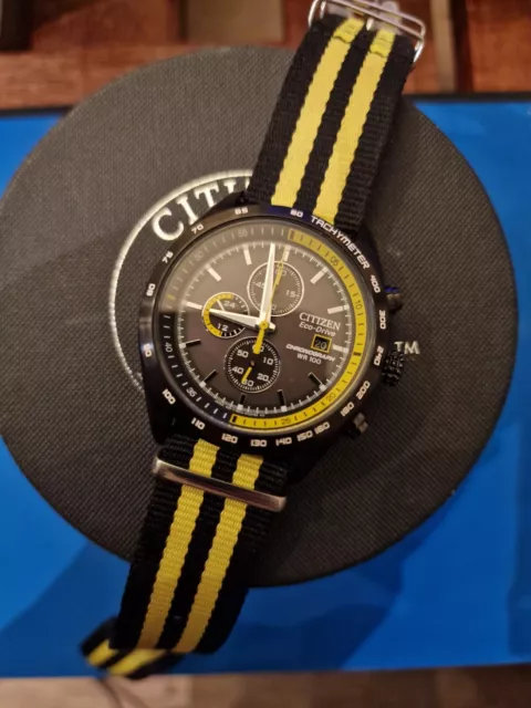 Citizen wr100 chronograph yellow outlet