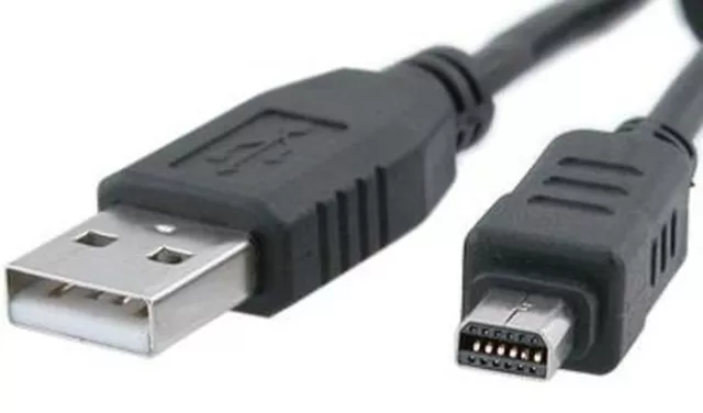 Olympus CB-USB5, CB-USB6 USB Cable Cord Lead for Data Transfer Battery Charger