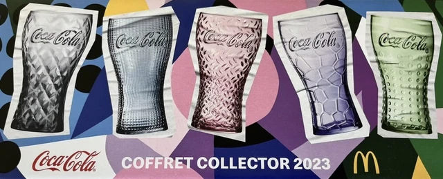 COFFRET VERRES COCA Cola McDonald's 2023 Complet/ EUR 55,00 - PicClick IT
