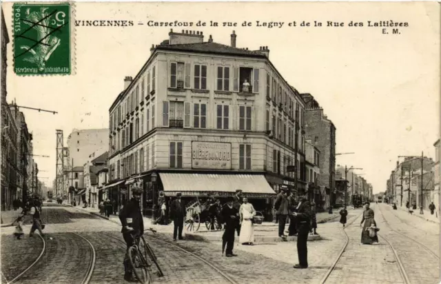 CPA AK VINCENNES Carrefour de la ru de LAGNY et de la Re des Laitieres (672281)