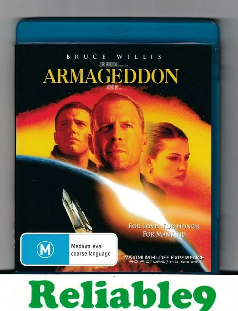 ARMAGEDDON BLURAY+BONUS FEATURES New not sealed RegionB-Walt Disney