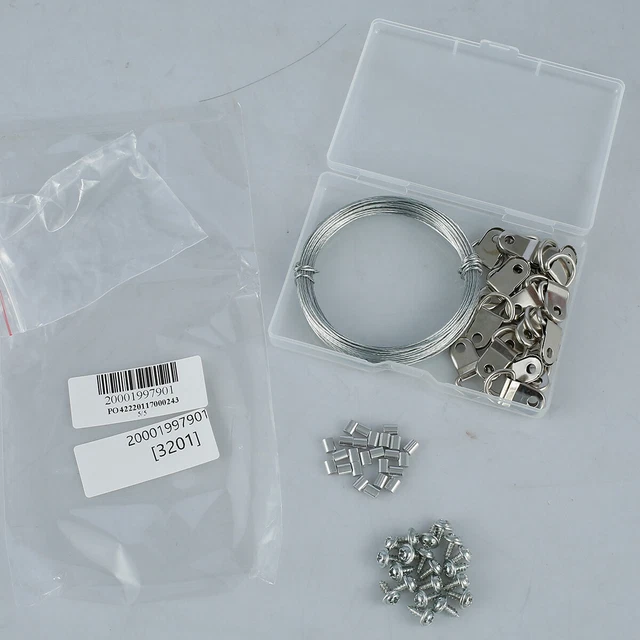 Wire Rope Kit 32.5FT 33LB Wire Pergola Kit Stainless Steel Turnbuckle Wire FuThi