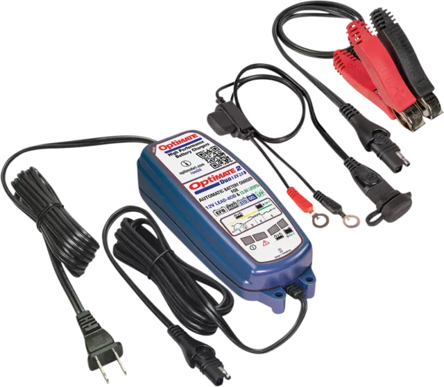 Tecmate TM-551 2 Duo Bronze Series Battery Charger/Maintainer