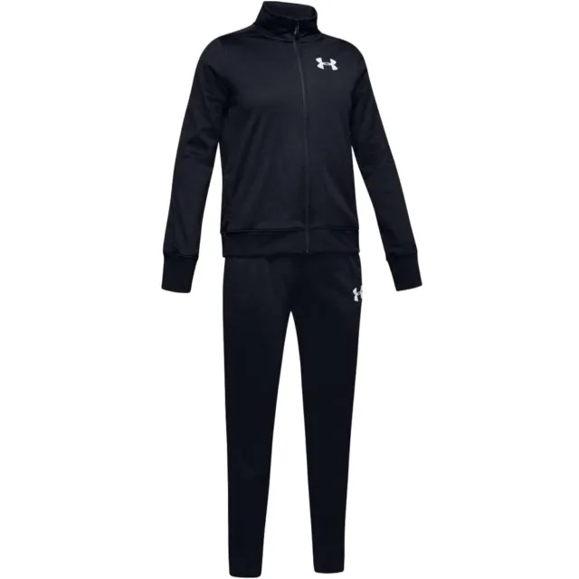 Under Armour Girls Full Tracksuit Knit Track Suit Top Bottoms Trouser Jacket