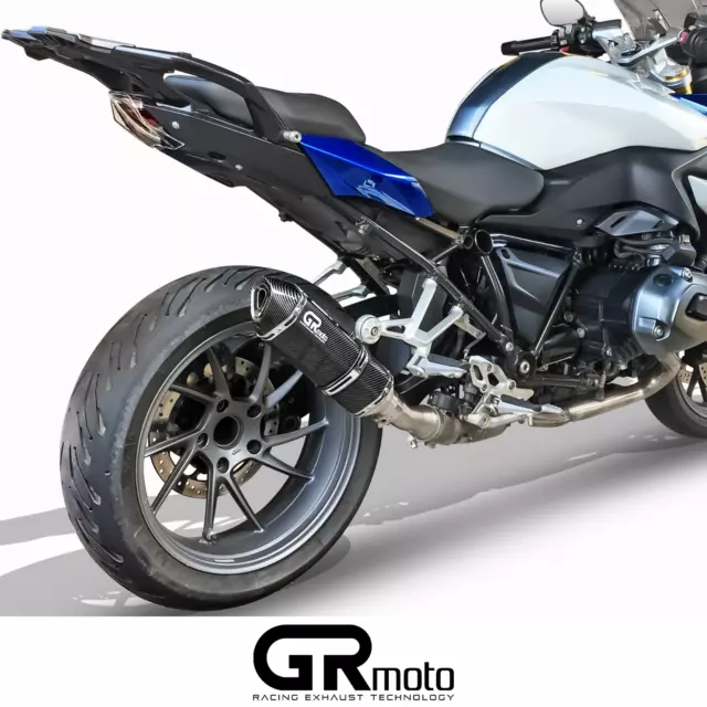 Exhaust for BMW R1200 R / RS  2015 - 2019 GRmoto Muffler Carbon