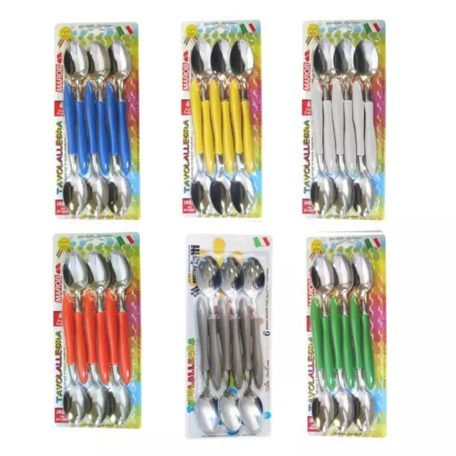 GRÄWE ® 6 X Long Drink Cucchiaio 22 cm in Acciaio Inox, Serie Würzburg