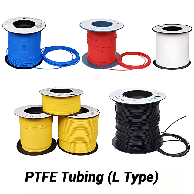 Tubo in PTFE tubo olio tubo gas di scarico 260°C multicolore varie dimensioni