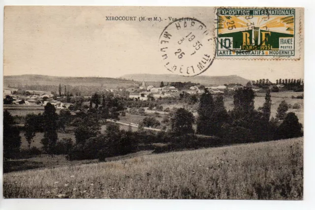 XIROCOURT - Meurthe et Moselle - CPA 54 - Vue generale sur le village