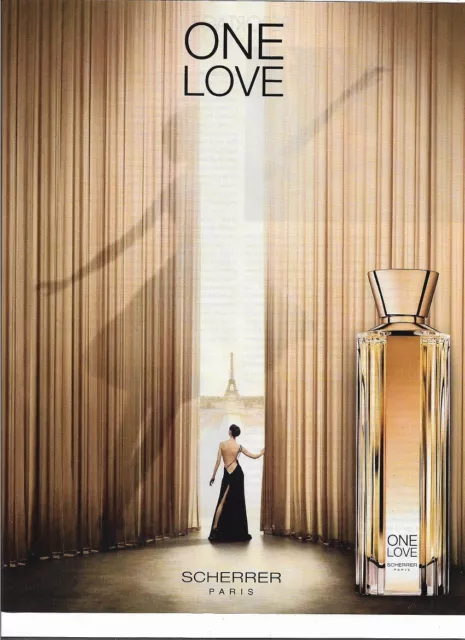 Publicité Parfum One Love de Scherrer de 2015