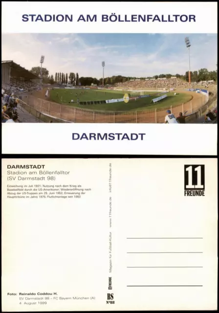 Darmstadt STADION AM BÖLLENFALLTOR Fussball Football Stadium 1999