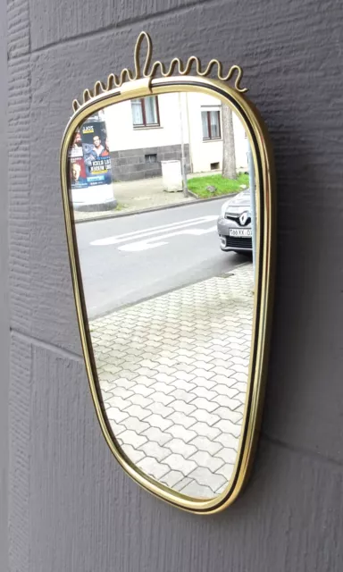 MID CENTURY 50er LENZ - SPIEGEL retro vintage mirror 60er ROCKABILLY