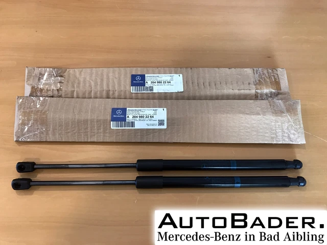 Gasdruckfeder 1 Paar Für Mercedes SLK R171 (2005–2011) – Heckklappe – 282 Mm – Edelstahl