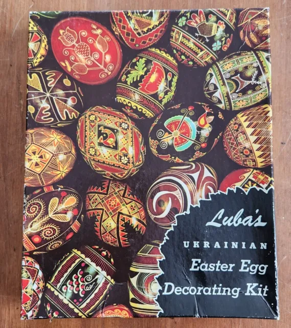 Lubas Ukranian Easter Egg Decorating Craft Kit ~ Complete &  Unused