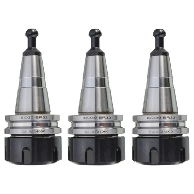 3PCS metal ISO30 ER32 50 Balance Collet Chuck G2.5 24000rpm CNC Toolholder U5LL9