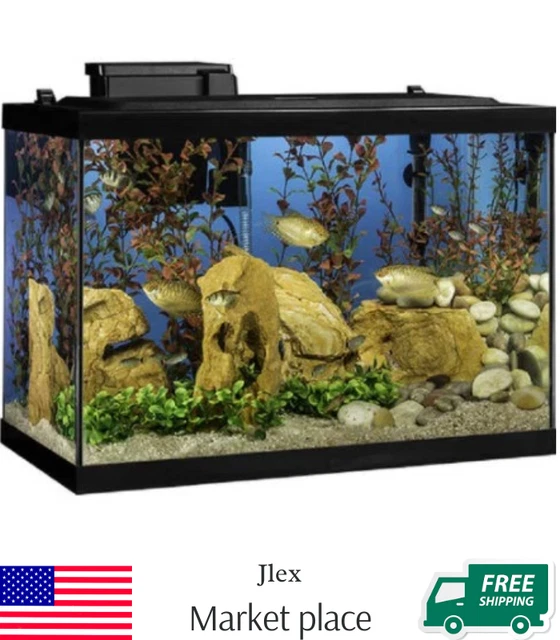 Tetra ColorFusion Aquarium 20 Gallon Fish Tank Kit, Includes LED Lighting and De