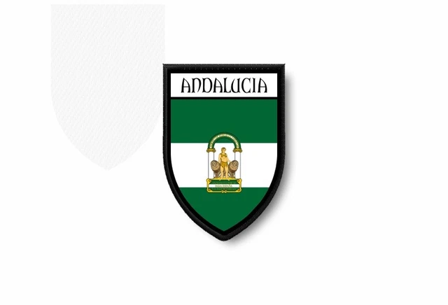 patch aufnäher bügelbilder aufbügler wappen flagge flaggen fahne andalusien