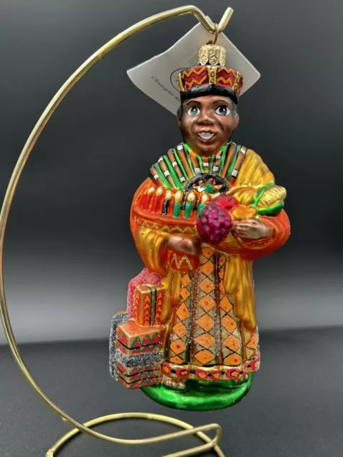 Christopher Radko Ornament #99-167-0 Spirit Of Kwanzaa Harvest African American