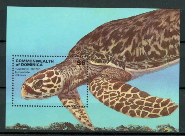 Dominica Block 233 postfrisch Schildkröte #HE851