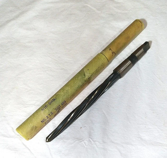 High Speed Bridge Reamer 9/16" Helical Flutes Standard Tool Co. 629 2TS USED
