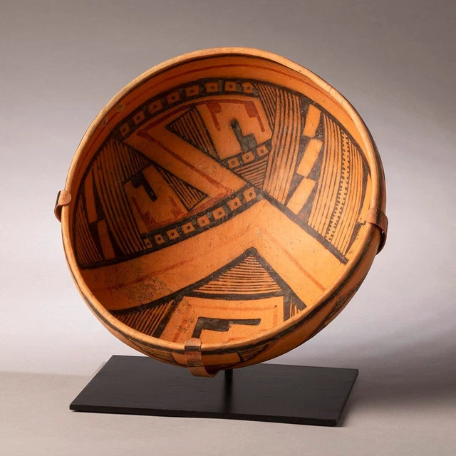 Stunning Gila Polychrome Bowl Circa 1275 Ad!