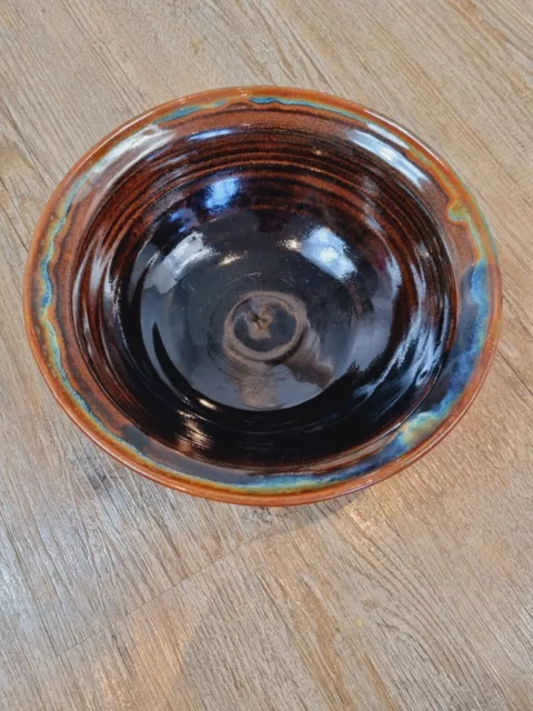 Jim Turner Etain Hickey Rossmore Pottery Slipware Glazed Charming Pottery Bowl
