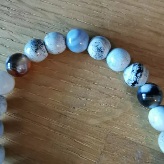 Agate Blue Lace Perles 6mm 3