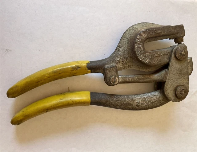 Whitney Jensen Metal Tool Co. No 5 Hand Punch Made In USA