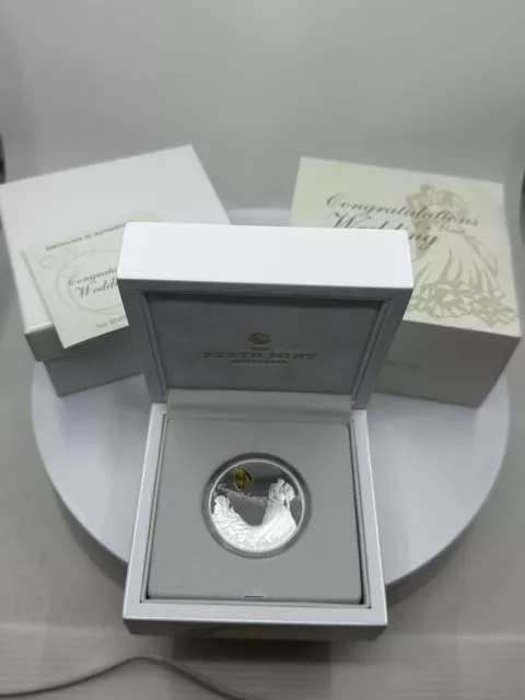 2021 Australia Silver 1oz Wedding Congratulations Dollar, Mint Packaging "Proof"