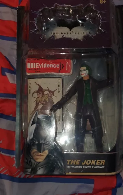Mattel Batman: The Dark Knight Movie Masters The Joker 6" Action Figure 2009 New