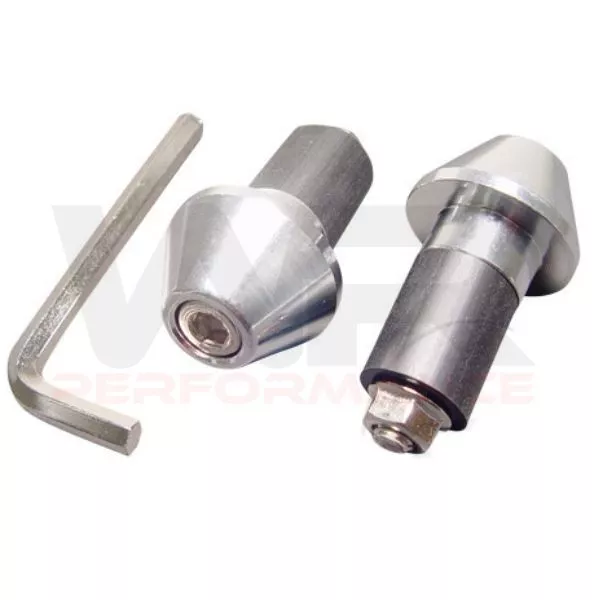 Handlebar Bar End Weights Silver for Aprilia RSV4 1000 & RSV4 1100 & RSV4 1000R