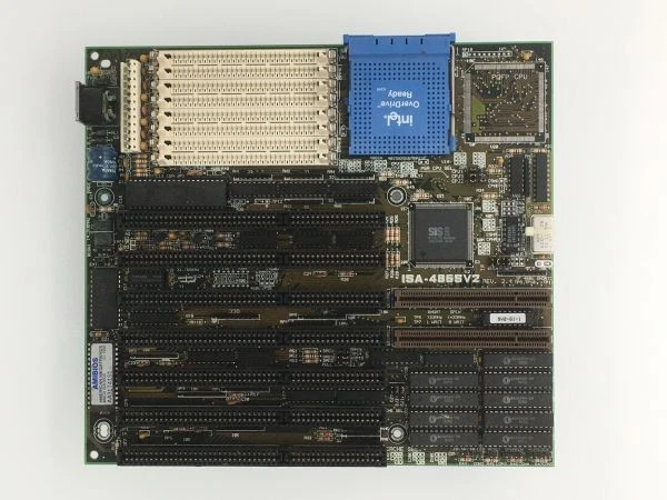 Isa Computer Part ASUS ISA-486SV2 REV 2.4, at motherboard,7x isa 16 bit, 2x vlb ...