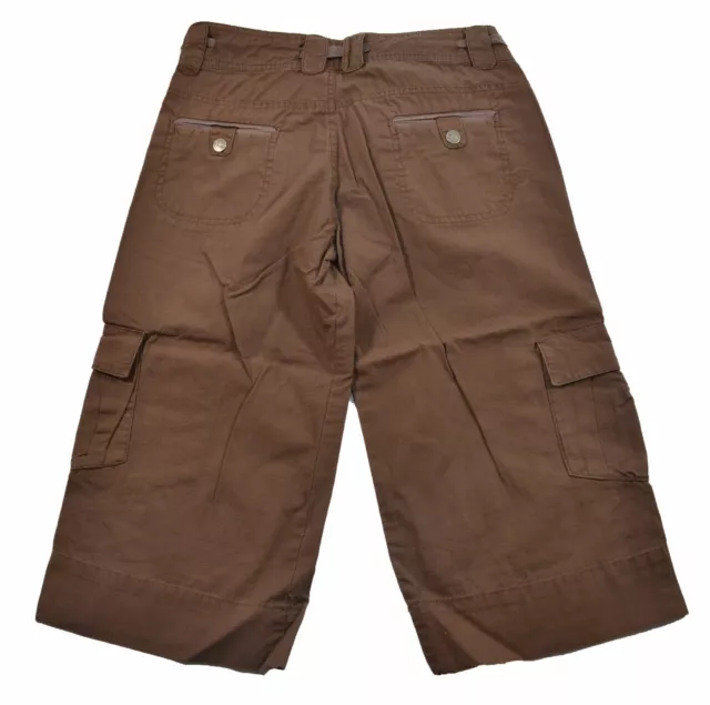 O'Neill IXTAPA Capri Brown Solid Pockets Summer Surf Skate Junior's Pants 2